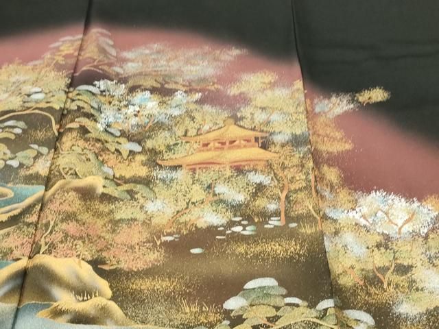 付下げ 金彩 華文様 正絹 A547 付下げ 金彩 華文様 正絹 A547 - メルカリ