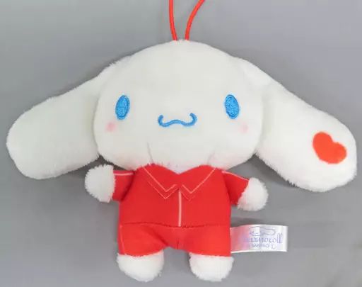 ★シナモロール★カラフルジャージマスコット★ 中古】キーホルダー シナモロール(B/レッド) カラフルジャージ