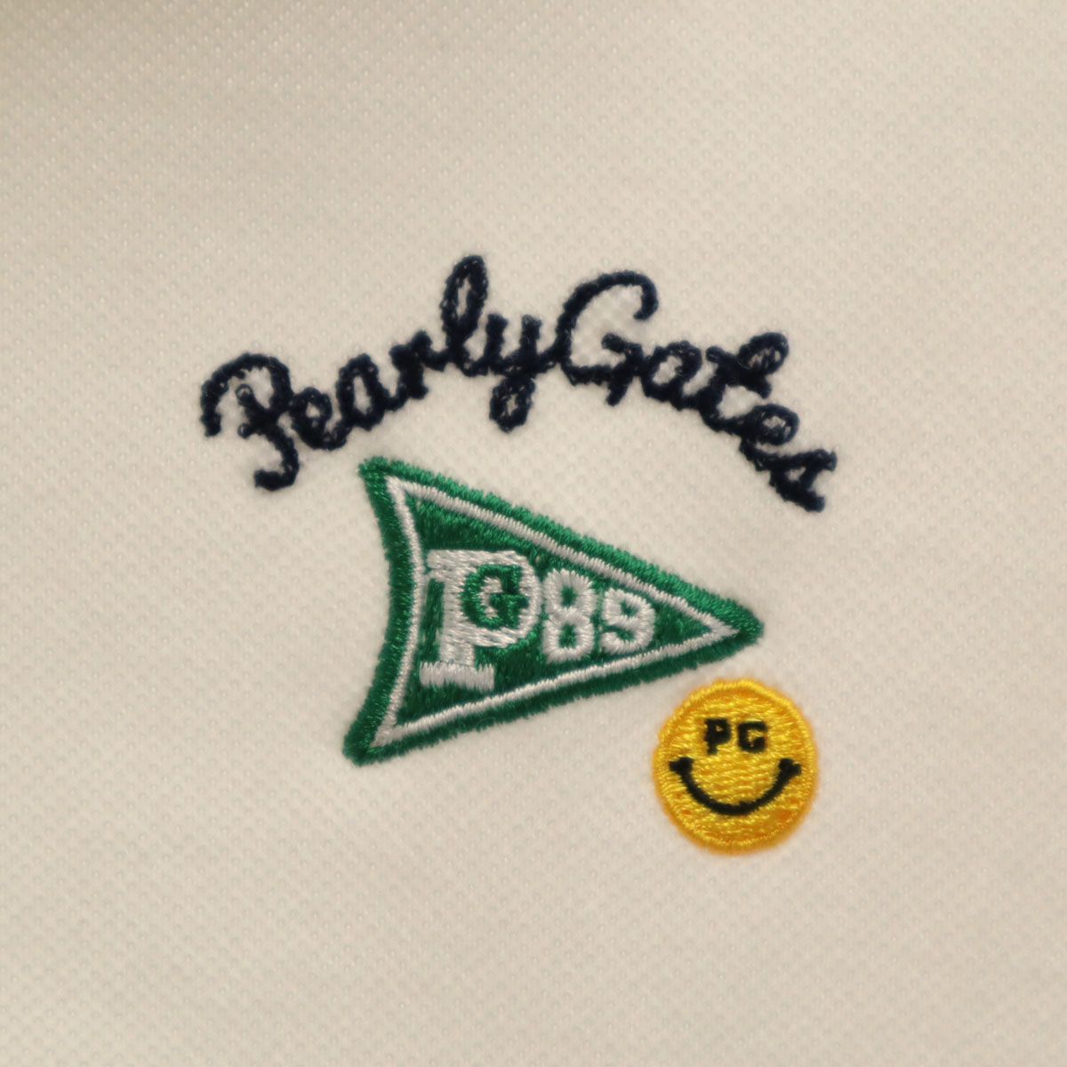 PEARLY GATES - 【美品】パーリーゲイツ　ゴルフ　鹿の子　半袖　ポロワンピース　サイズ1 M PEARLY GATES - 【美品】パーリーゲイツ ゴルフ 鹿の子 半袖