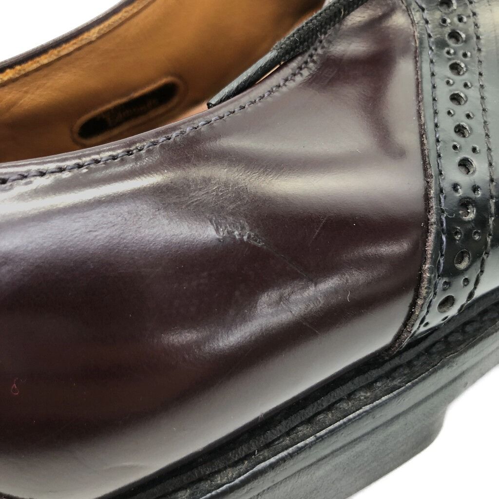 Allen Edmonds アレンエドモンズ サドルシューズ レザーシューズ 本革 ダークレッド (メンズ 9 D) 中古 古着 KA0767