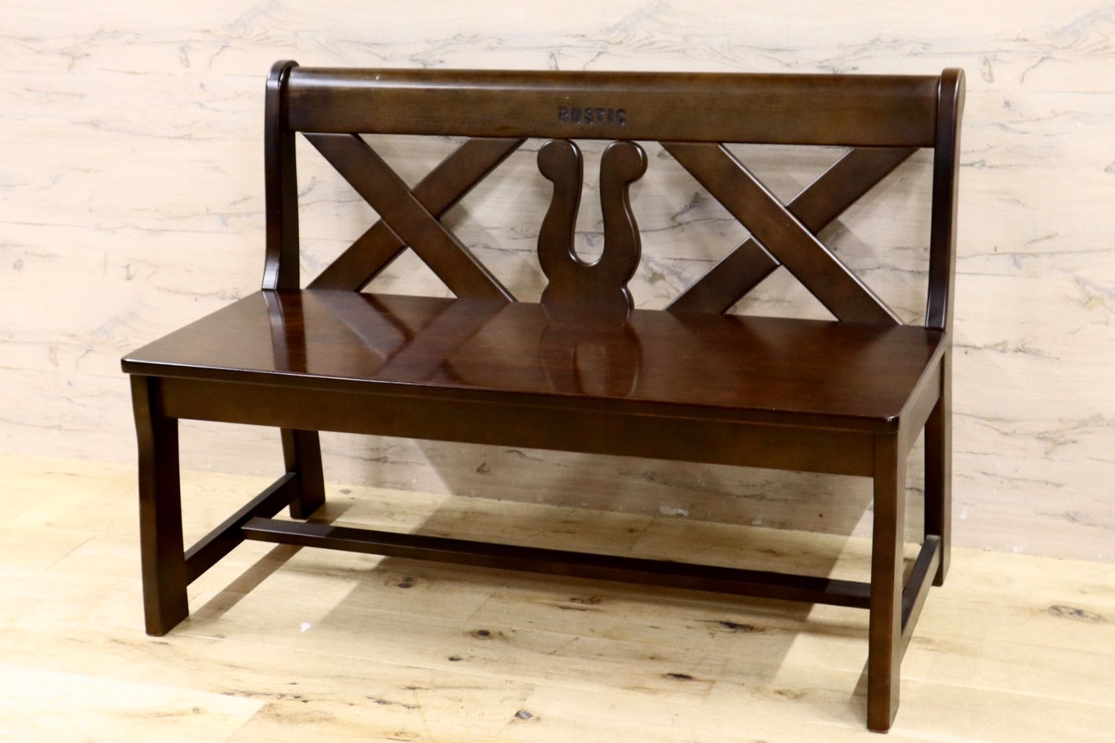 GMIH261B○karimoku | カリモク RUSTIC ルスティック ベンチ ダイニングチェア 椅子 レトロ カントリー 人気 国産家具
