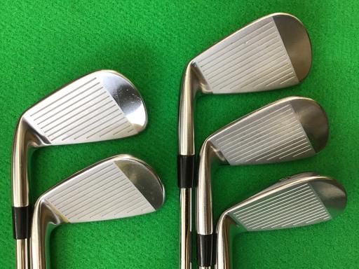 良品】豪華8本 ピン G425 緑ドット メンズアイアンセット スチール S