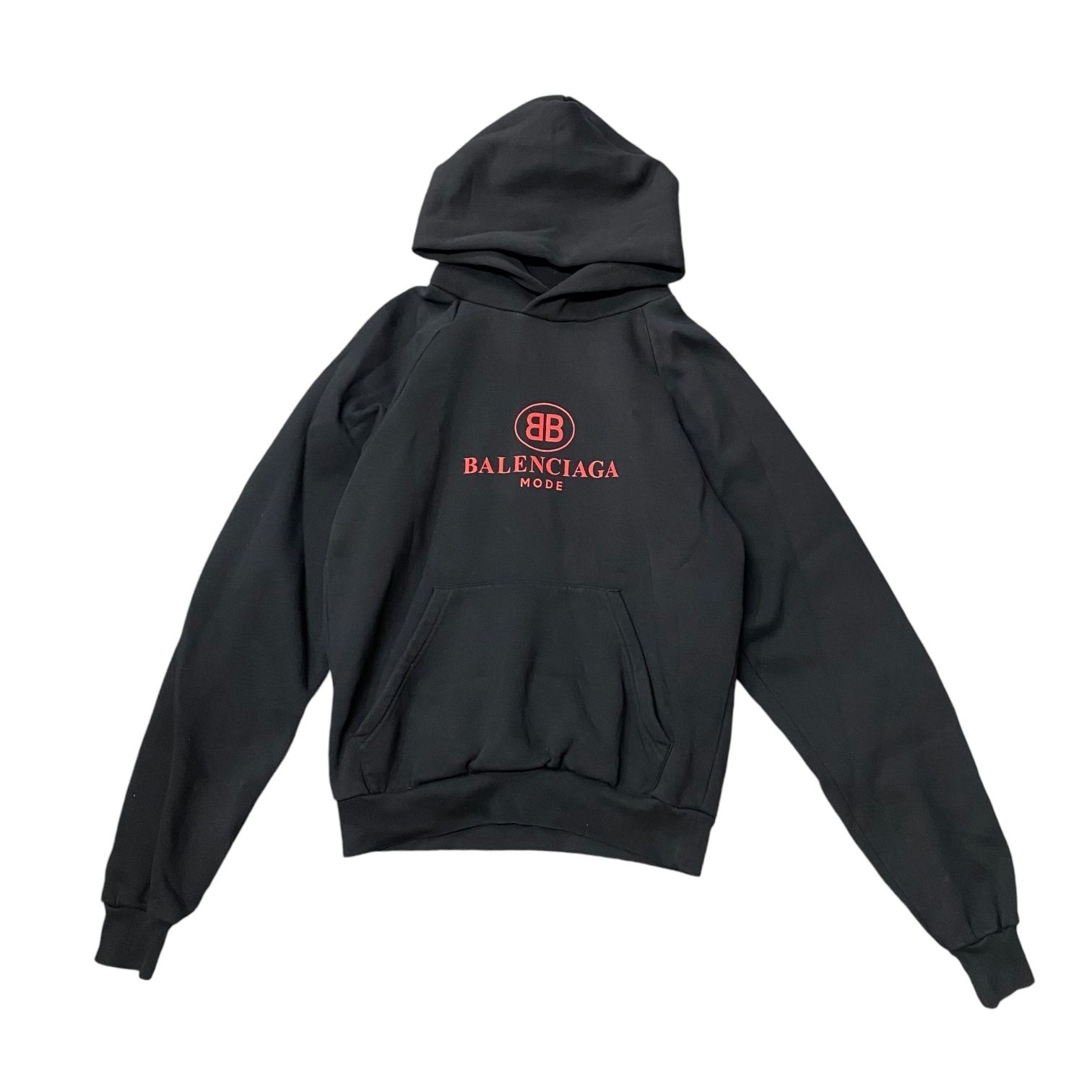 BALENCIAGA バレンシアガ バックロゴプリント プルオーバー パーカー バレンシアガ BBロゴプリントプルオーバー パーカー BALENCIAGA プル