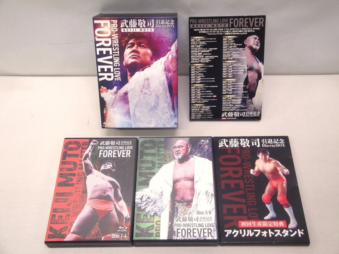 武藤敬司 引退記念 Blu-ray BOX 初回生産 特典 アクリルフォトスタンド 付 314 Y