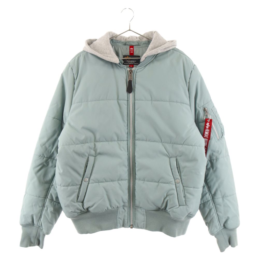 ALPHA INDUSTRIES (アルファ インダストリーズ) ナイロン フライトジャケット グリーン TA0145-247