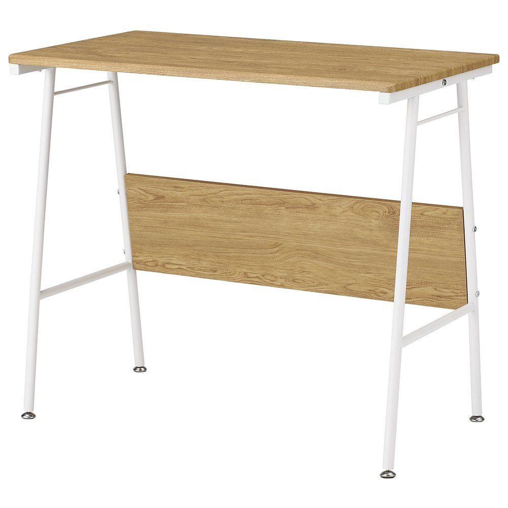 数量 ナカバヤシ シンプルワークデスク W800 ナチュラル木目 92667