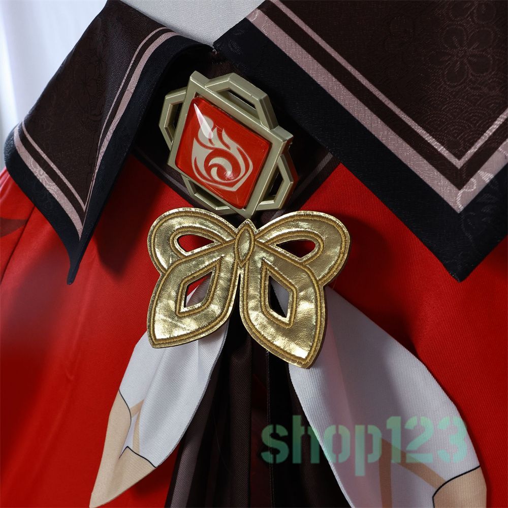 三分妄想 原神 コスプレ 胡桃 残雪に咲く紅 海灯祭 ウィッグ