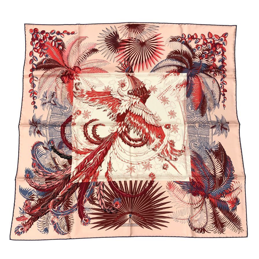 【エルメス】額装　カレ70 不死鳥の神話　スカーフ エルメス】額装 カレ70 不死鳥の神話 スカーフ エルメス カレ70 奇跡の