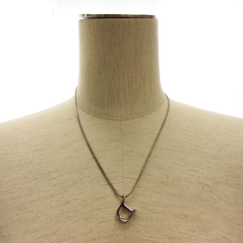クリスチャンディオール Christian Dior Dロゴ ネックレス