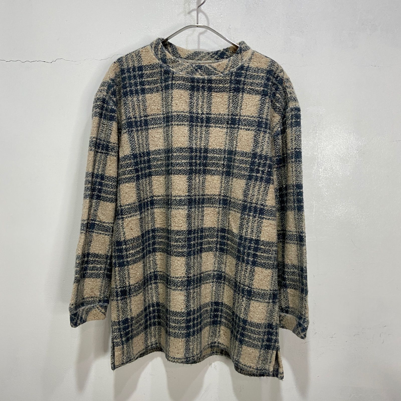 ☆WOOLRICH☆ウールリッチ☆チェック柄セーター☆USA製☆アクリル 