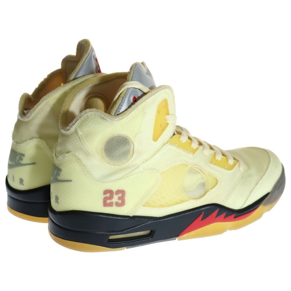 NIKE (ナイキ) ×OFF-WHITE AIR JORDAN 5 RETRO SP SAIL オフ