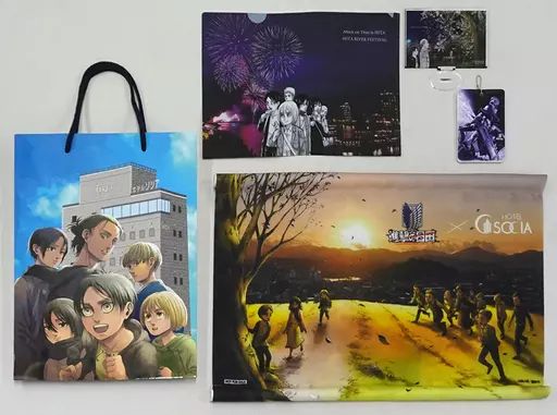 中古】グッズセット 5大特典セット 「進撃の巨人×ホテルソシア 進撃の