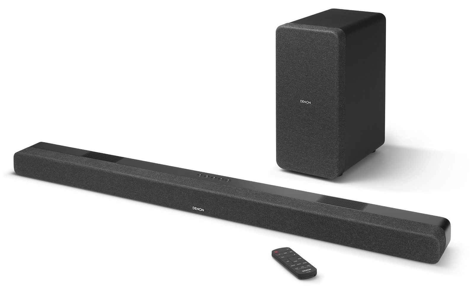 Atmosイネーブルドスピーカー内蔵 ワイヤレスサブウーハー付き Dolby 3.1.2ch DHT-S517K サウンドバー ブラック デノン HDMI
