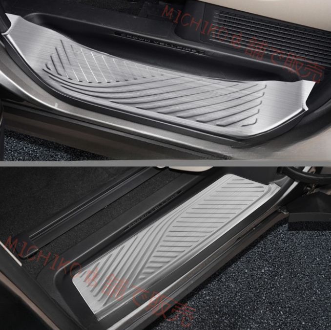 トヨタ アルファード ヴェルファイア 40系2色選択 スカッフプレート サイドガーニッシュ プロテクター ステップカバー 外側 - FFCRYSTALESIA_COM