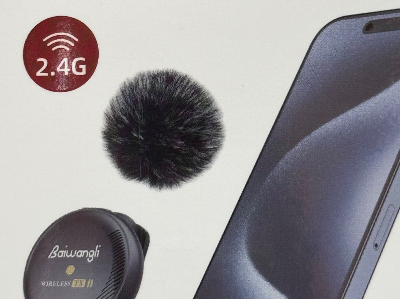 スペア 防風ウインドマフ】ワイヤレスマイクロフォン特定機器