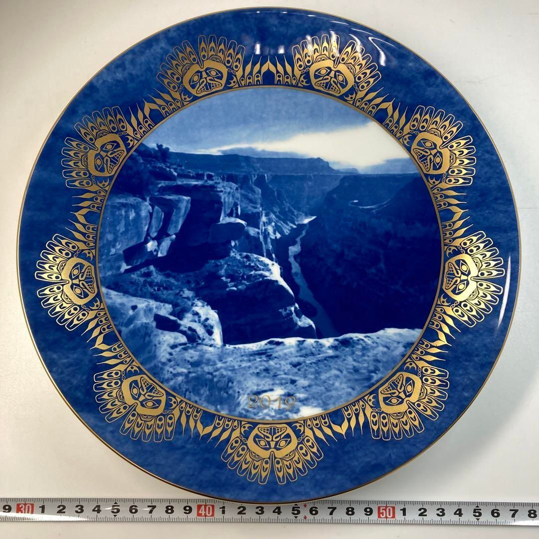 ☆洋3  マイセン2019年　イヤープレート「グランドキャニオン」共箱　27㎝ ☆洋3 マイセン2019年 イヤープレート「グランドキャニオン」共