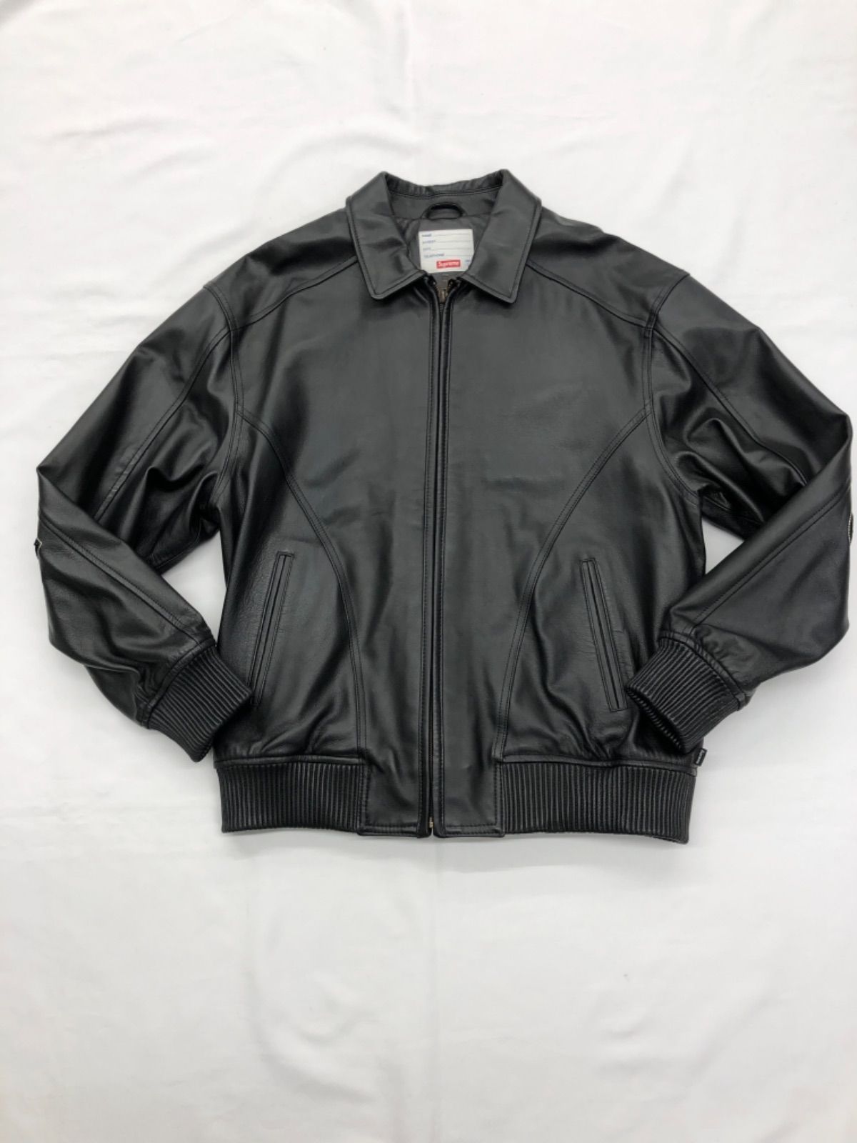 Supreme Studded Arc Logo Leather Jacket - メルカリ