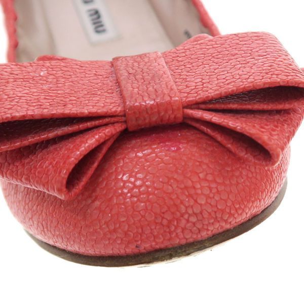 ミュウミュウ バレエシューズ Bランク KIN-KAAI_COM