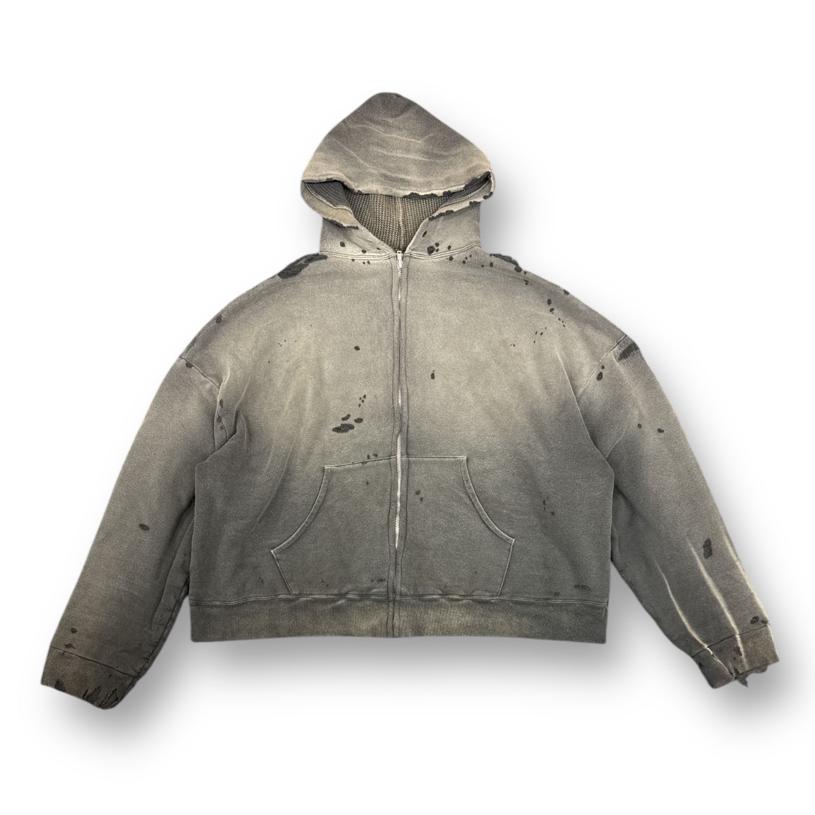 参考上代114,400円 未使用品 SAINT MICHAEL 24AW HOODIE DBL-FC ZIP 