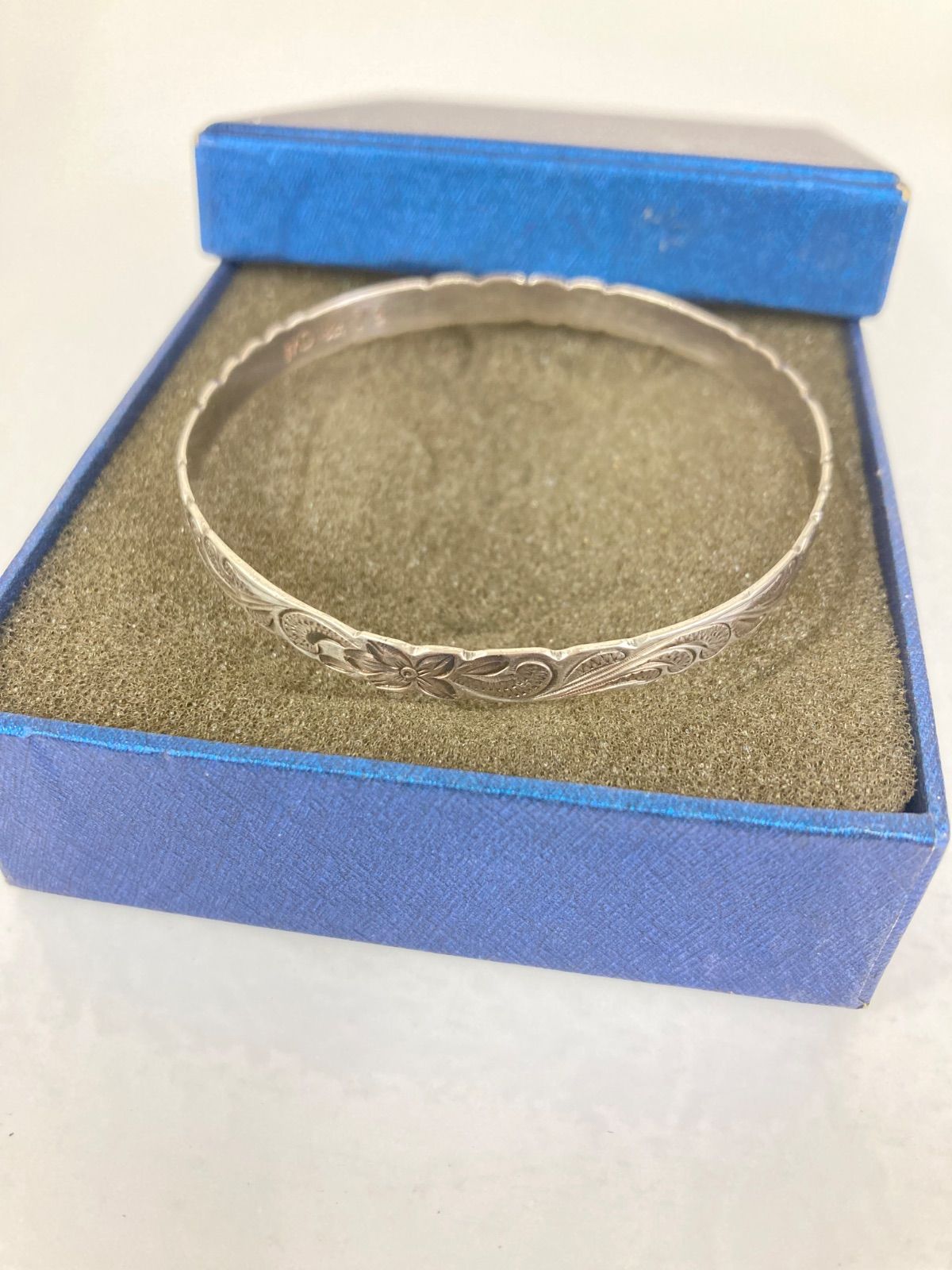 ● ４ ハワイアンジュエリー シルバー 925 バングル ブレスレット 1