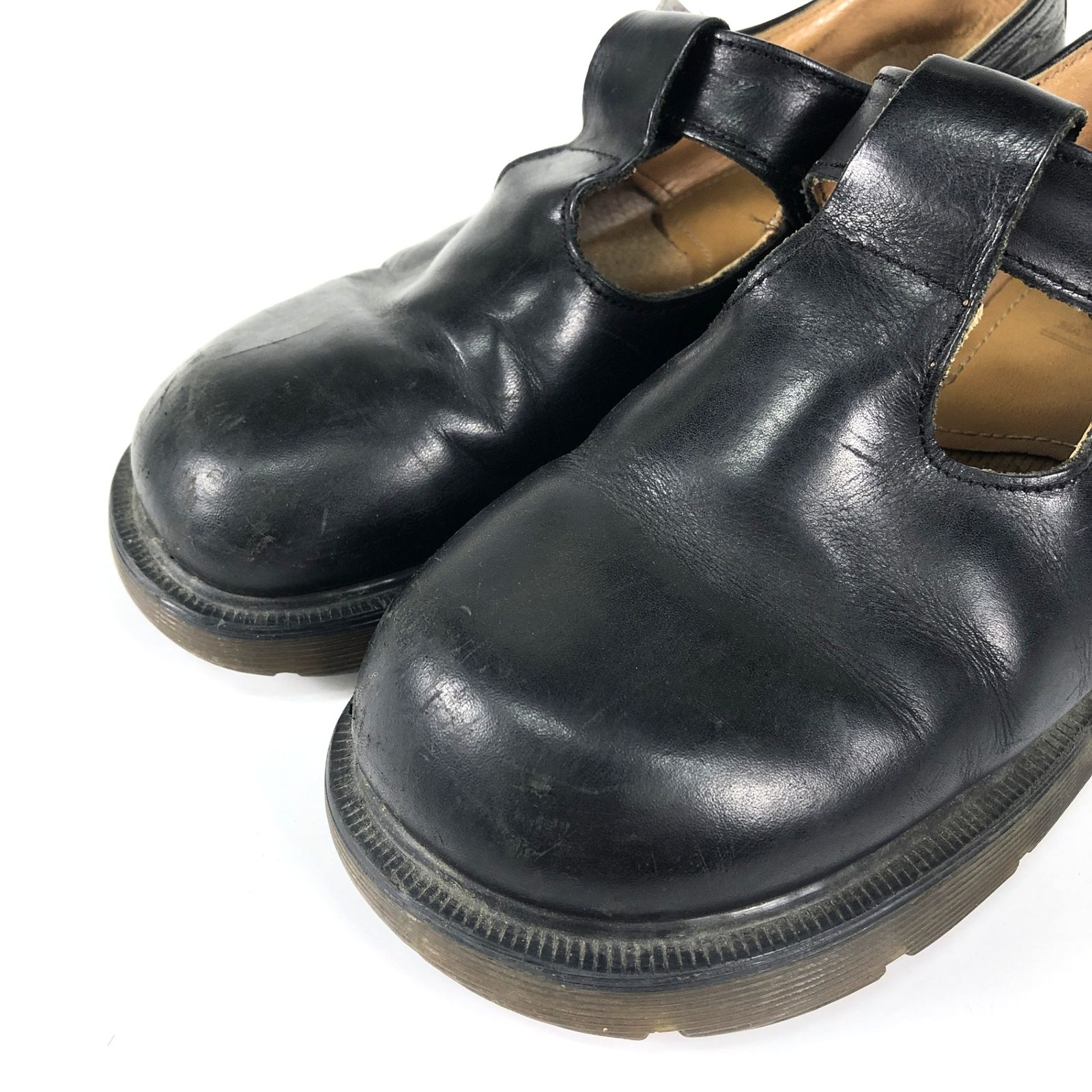 イングランド製✅ドクターマーチン　厚底メリージェーン　Tストラップ　黒　UK4 DR.MARTENS ドクターマーチン 8334 MARY JANE メリージェーン T