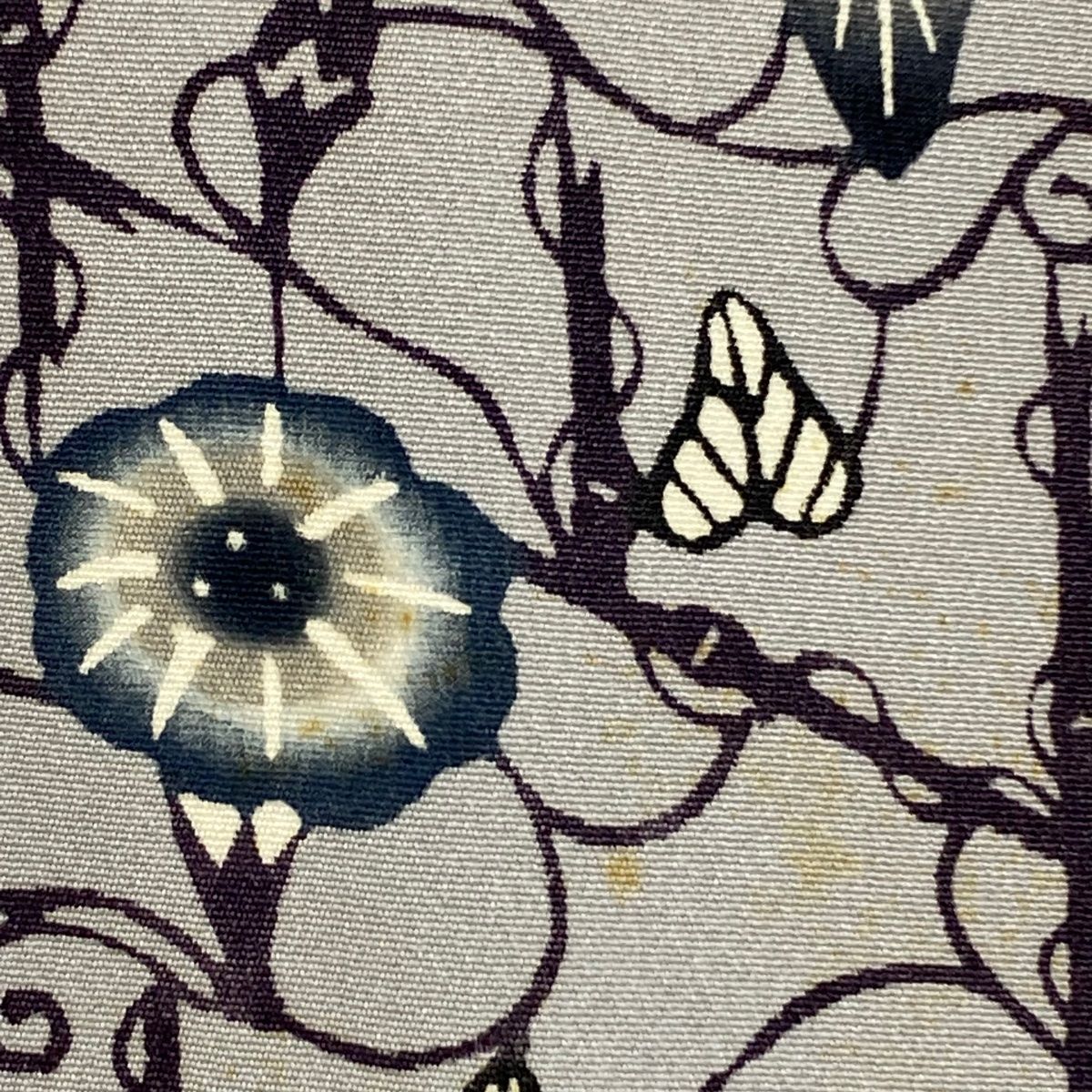 k31★紅型小紋★超豪華絢爛綺麗身丈165cm裄丈68cm★正絹袷広襟(未使用) k31☆紅型小紋☆超豪華絢爛綺麗身丈165cm裄丈68cm☆正絹