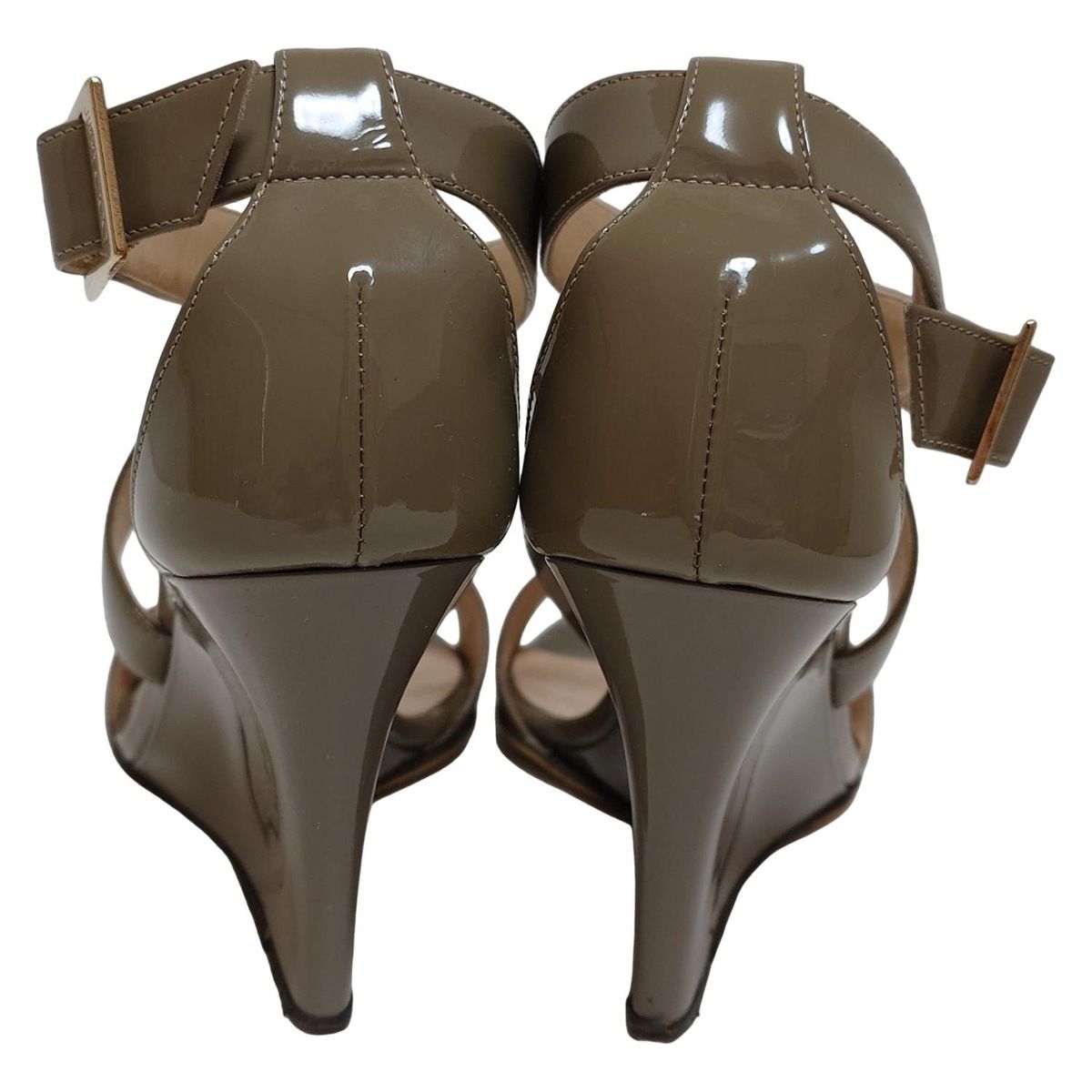 【レア】JIMMY CHOO　ジミーチュウ　サンダル　ベージュ JIMMY CHOO 正規品 ジミーチュウ サンダル アンクル ストラップ