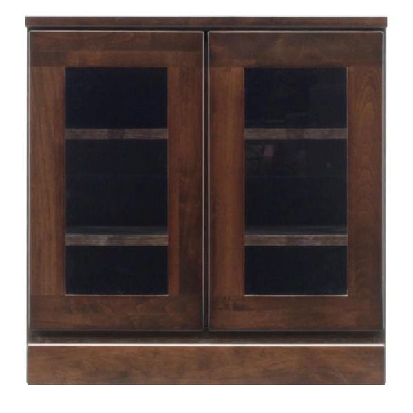 ローボード テレビ台 4段 Aタイプ 約幅60cm ダークブラウン 木製 扉