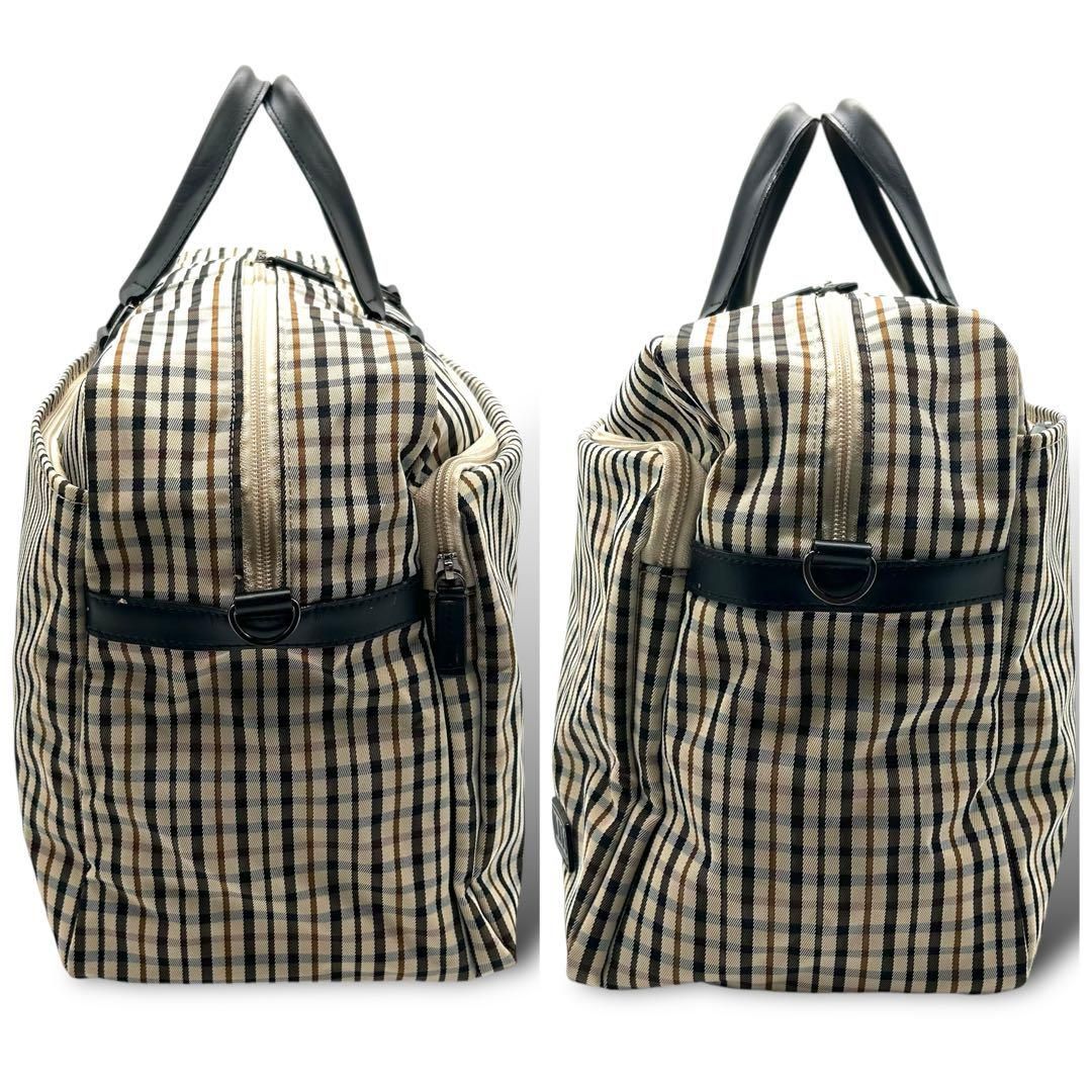 極美品 687 ダックス ボストンバッグ 2way 旅行カバン 大容量 チェック 極美品 687 ダックス ボストンバッグ 2way 旅行カバン 大容量