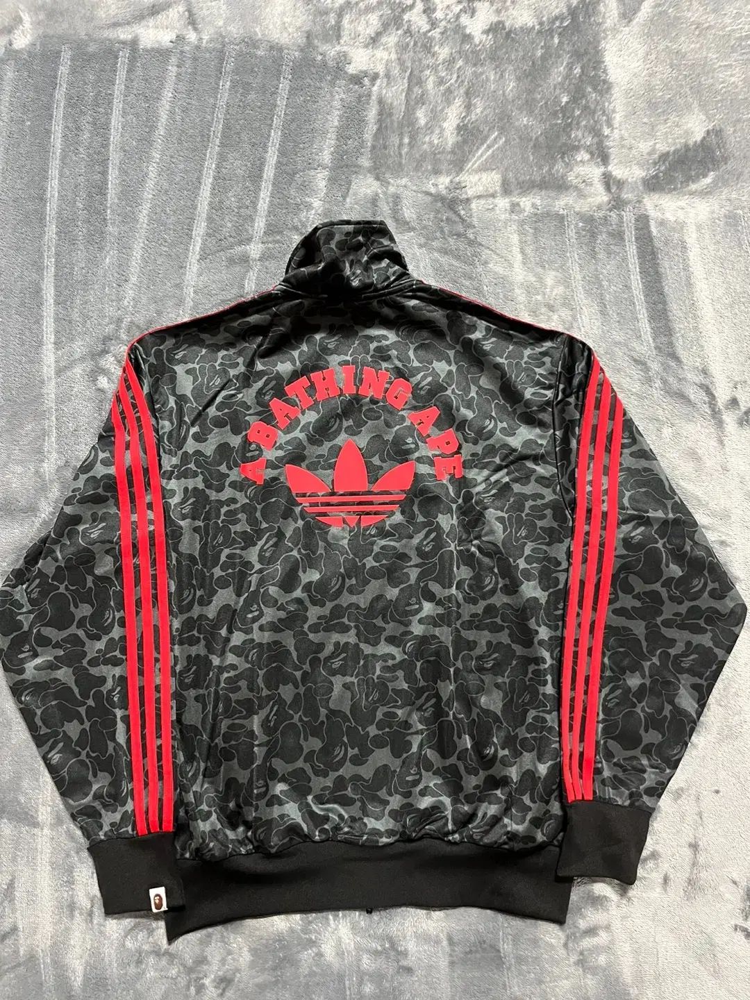 海外モデル 当日出荷 adidas アディダス A BATHING APE アベイシングエイプ オール オーバー トラックトップス JN7117 XS サイズ