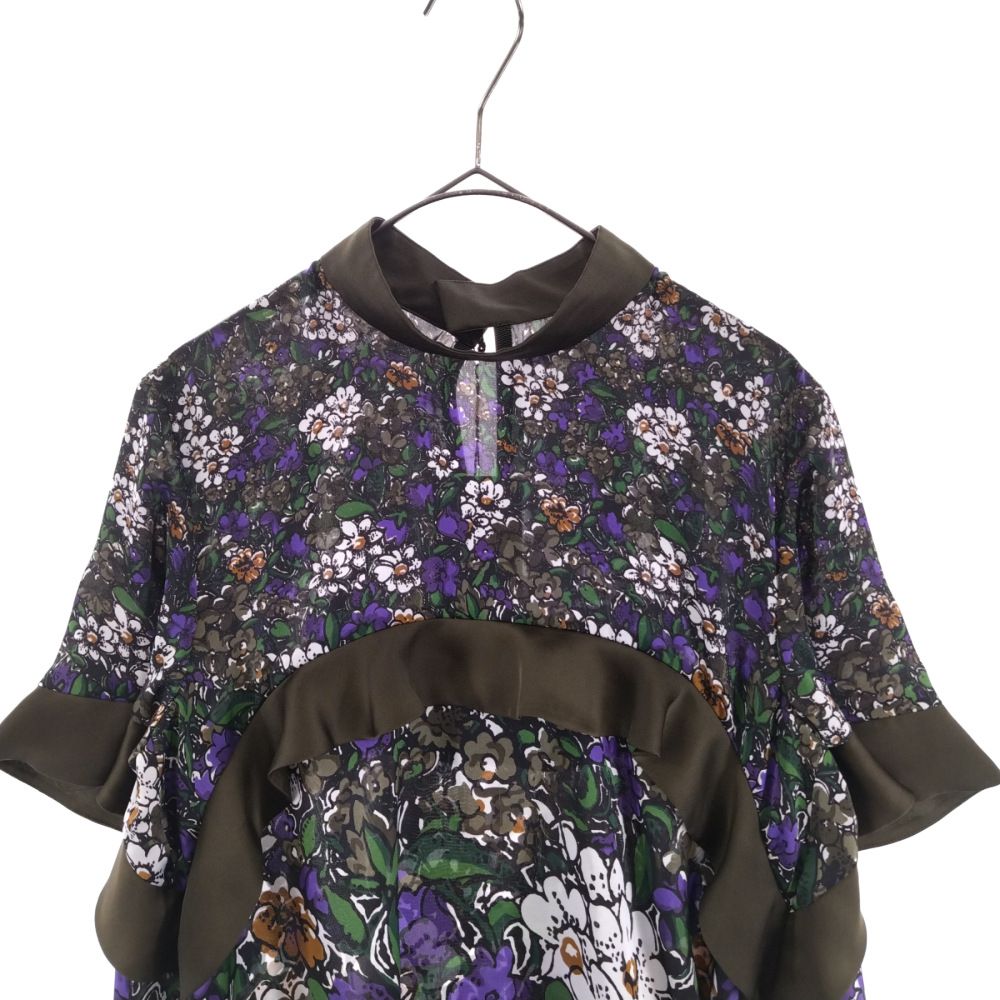 Sacai (サカイ) 23SS Floral Print Pullover フローラル