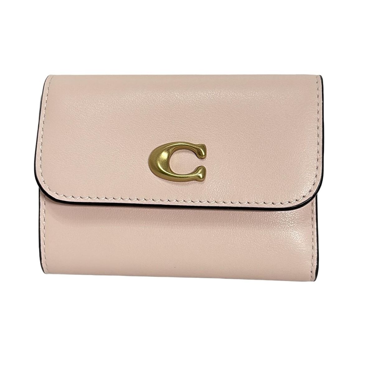 COACH(コーチ) 3つ折り財布美品 - CZ111 ライトピンク コイン