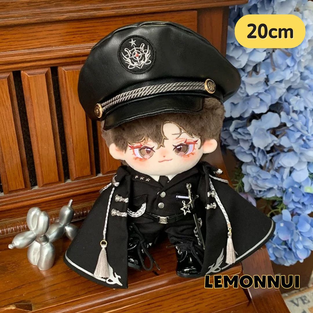 着せ替えぬいぐるみ 20cm 洋服 ぬい服 スーツ 紳士服 軍服 J 3点セット 紳士服スーツ 20CM ぬい服 シャツ ジャケット