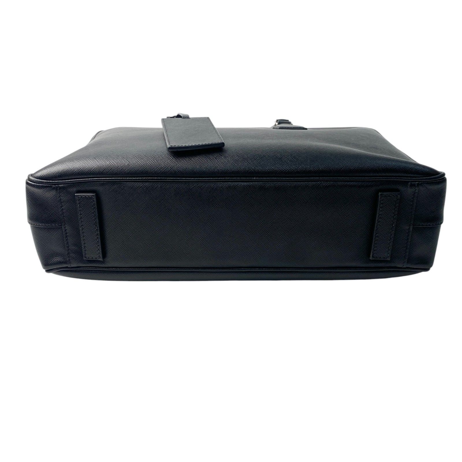 PRADA プラダ ビジネスバッグ 2VE088 サフィアーノレザー 黒