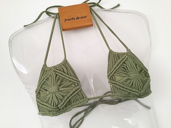 藤田潤作品 緑と白のストライプ ガラスボウル 直径29cm 高さ20cm 値下げ!