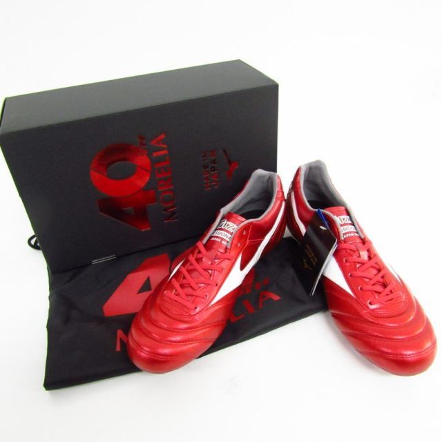 ♥ mizuno ミズノ 誕生40周年記念 カラー モレリア MORELIA II JAPAN Rudy Red Pack サッカー スパイク サイズ 26.5cm SP10798