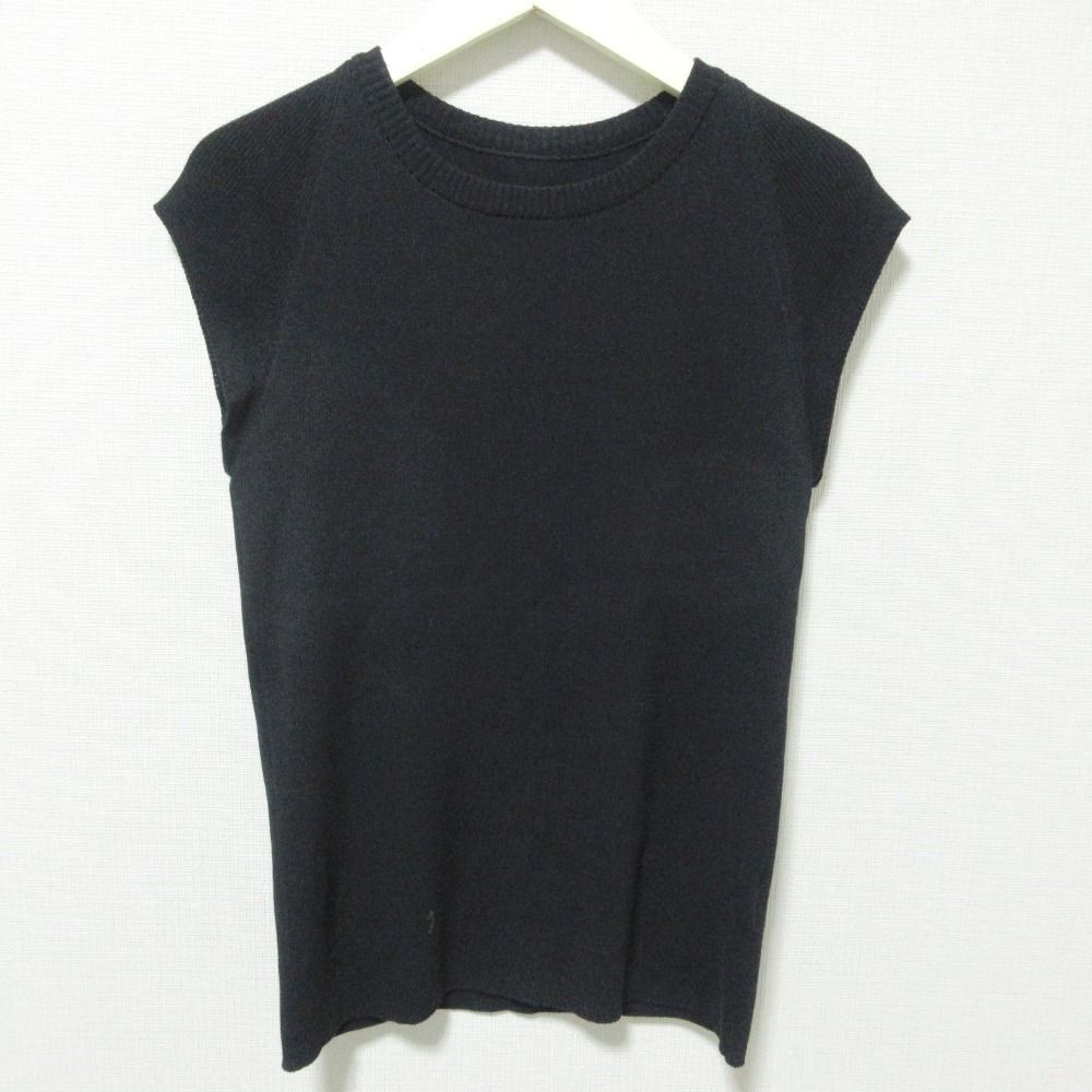 ＊美品＊MUSE de Deuxieme Classe／リブ　ニット　ブラック 美品 20SS MUSE de Deuxieme Classe ミューズ ドゥ