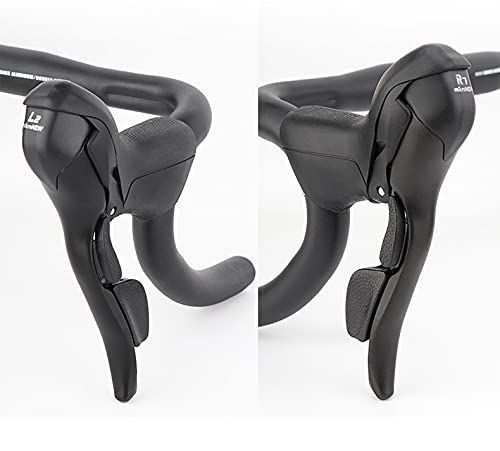 人気商品 MicroNEW シフター デュアルコントロールレバー 2*7|3*7|3*8|3*9 スピード トリップシフター ロードバイク ディレイラー シマノSTIレバーセット対応 3*9 27S