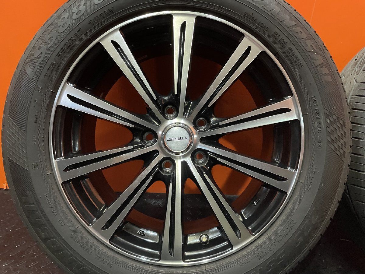 LANDSAIL LS588 UHP 225/55ZR17】夏タイヤ【DIANELLA 17インチ