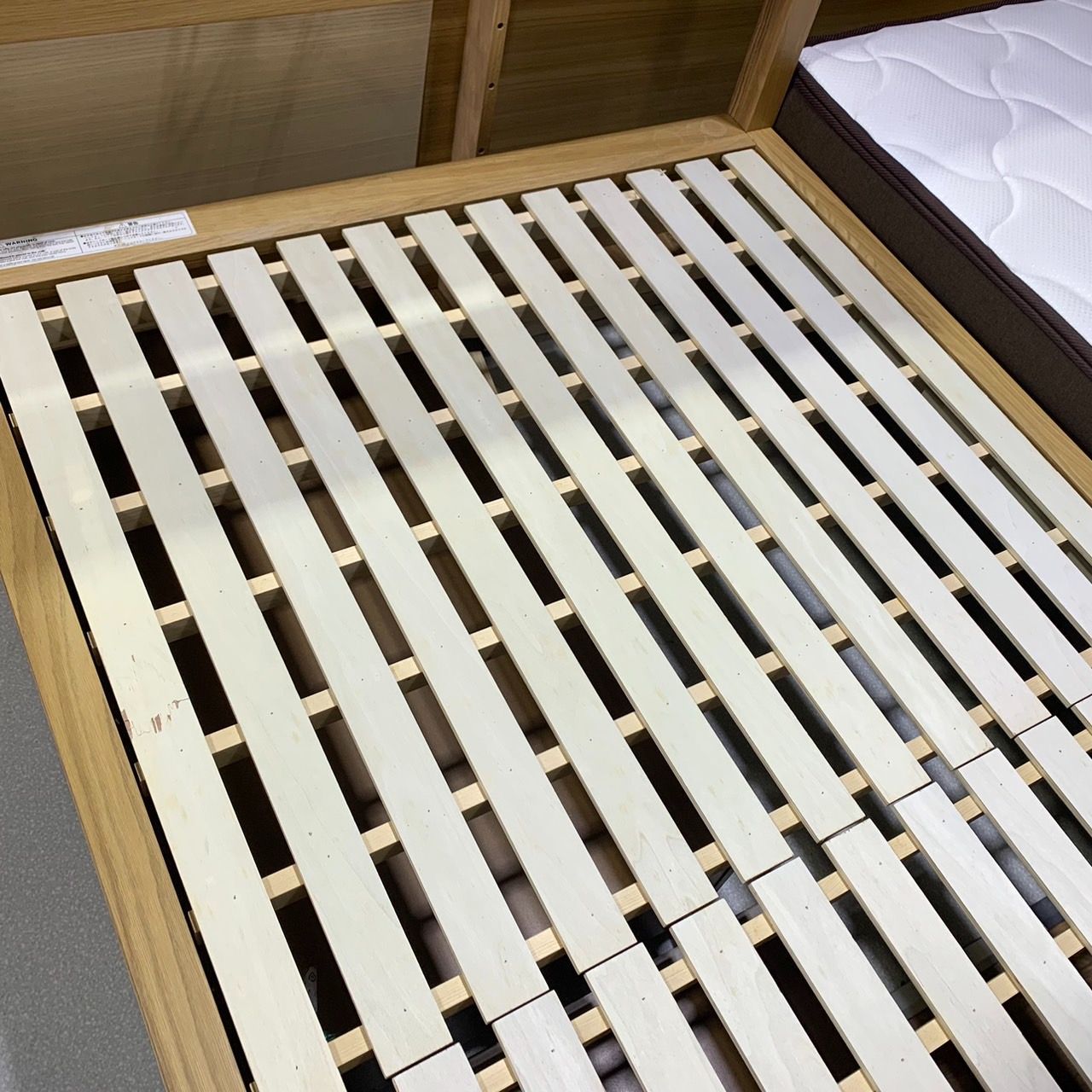 MUJI 無印良品 セミダブルベッドフレーム 引き出し付き オーク材 
