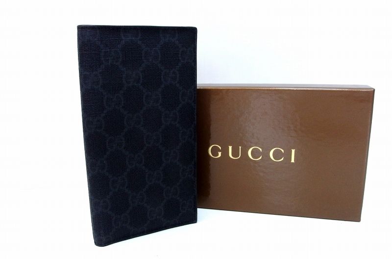 223604】GUCCI グッチ GGプラス PVC 札入れ 長財布 115149