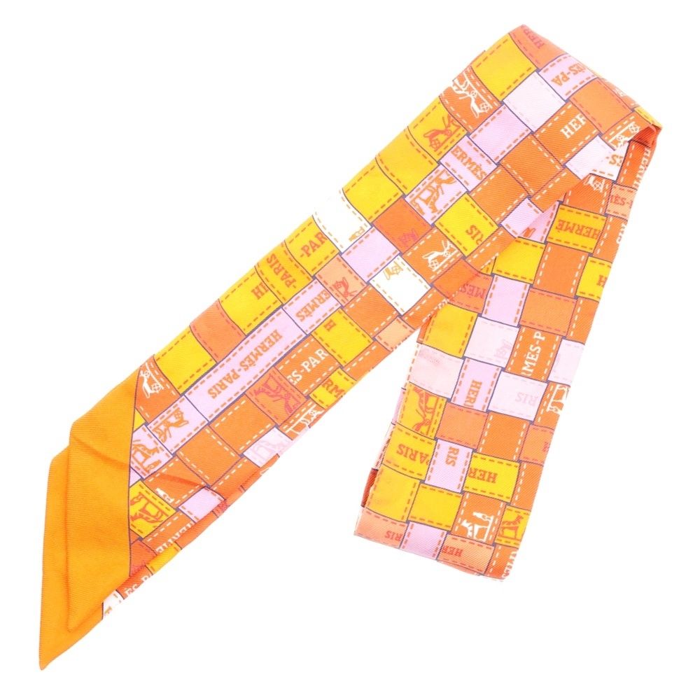 HERMES ツイリー スカーフ ボルデュック オレンジ 067199 HERMES ツイリー スカーフ ボルデュック オレンジ 067199 - メルカリ
