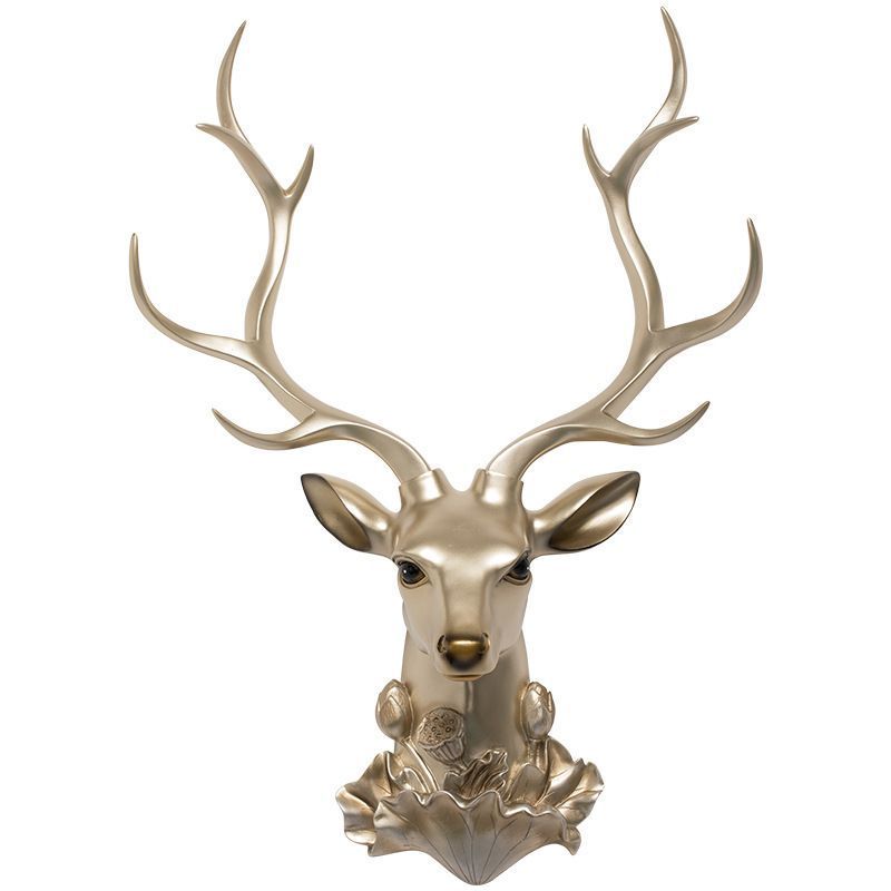 ウォール デコレーション 全長48cm 鹿 トナカイ リアル アニマル