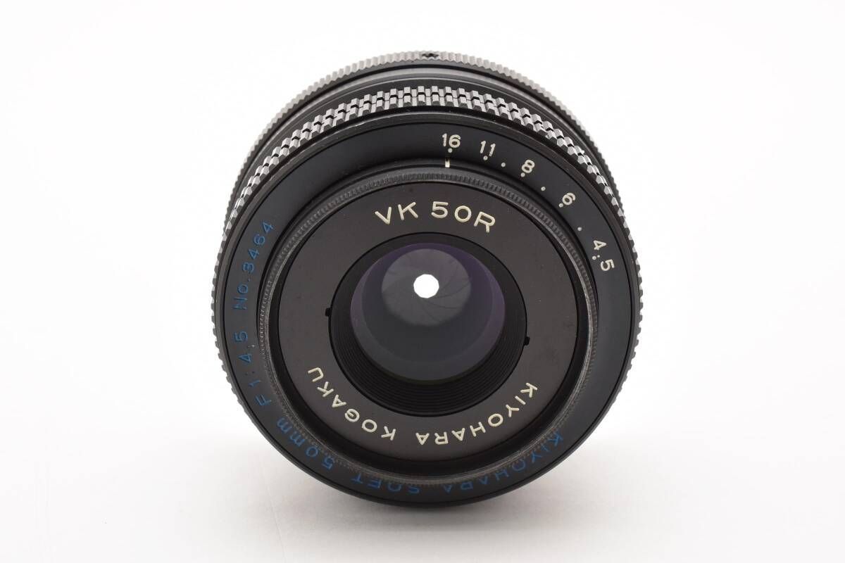 清原光学 VK50R KIYOHARA SOFT 50mm F4.5 ☆希少品☆清原光学 KIYOHARA KOGAKU VK50R SOFT 50mm F4.5