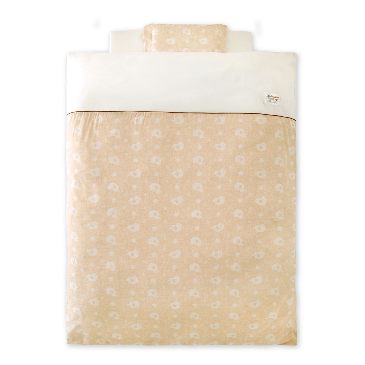 un doudou ミニサイズ ベビー布団セット 11点セット オーガニックコットン ダブルガーゼ ベビー用品 新生児 全部洗える 出産準備 出産祝い ギフト B MF