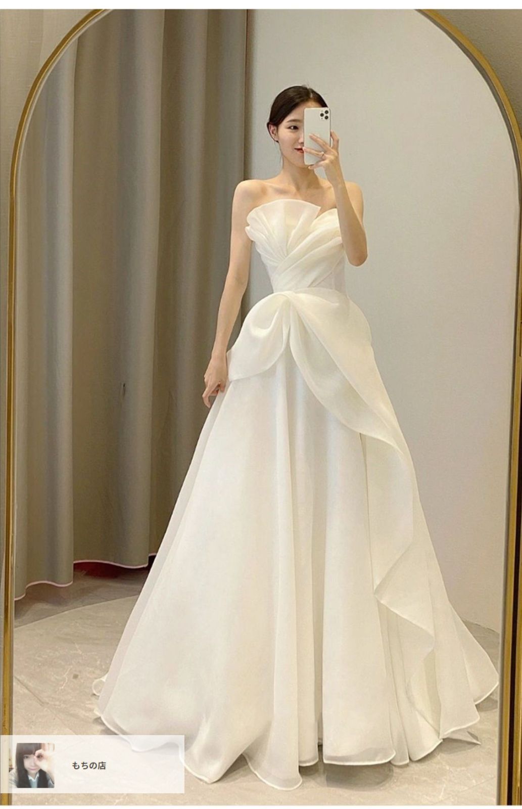 新品未使用 フェザードレス ホワイト 結婚式 前撮り 二次会 XS 前撮り 二次会 結婚式 キャミソール フォトウェディング ドレス
