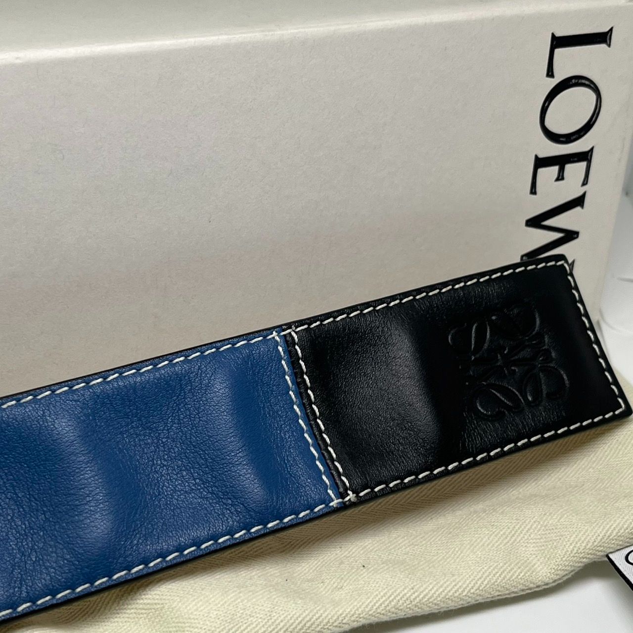 LOEWE レザーバングル　バイカラー LOEWE レザーバングル バイカラー LOEWE レザーバングル バイ