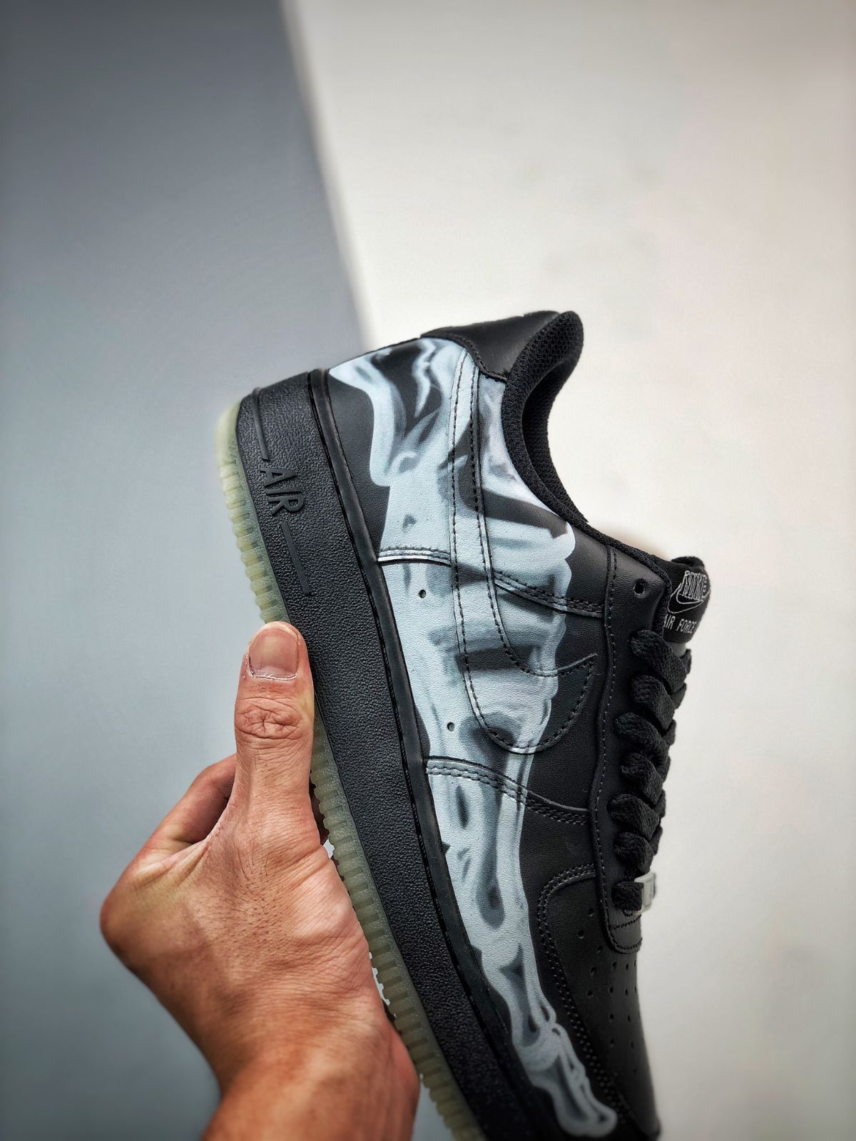 NIKE AIR FORCE 1 LOW "BLACK SKELETON"