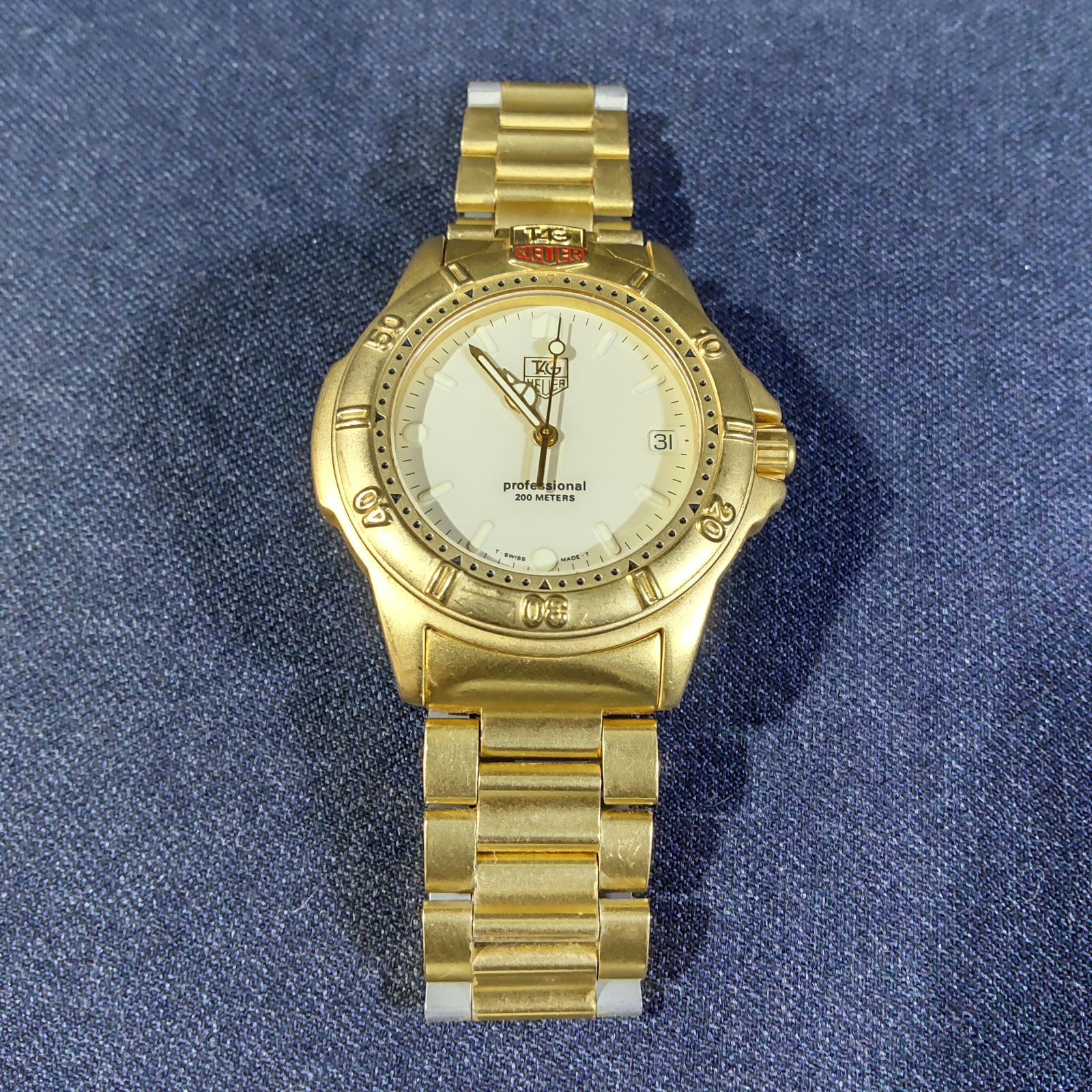 稼働品 TAG Heuer Professional タグホイヤー プロフェッショナル 4000シリーズ メンズ 腕時計 944.706K L526