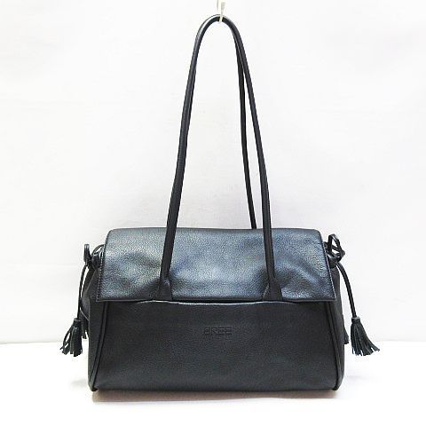 新品未使用 BREE レザーショルダーバッグ ブラック 楽天市場】bree ショルダーバッグの通販